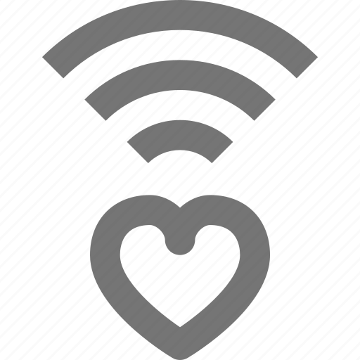 Heart, signal, like, communication, connection, network, save icon - Download on Iconfinder