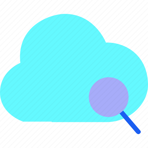 Cloud, data, media, network, search, server, storage icon - Download on Iconfinder