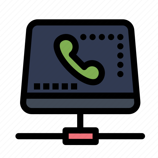 Call, computing, handset, help, online icon - Download on Iconfinder