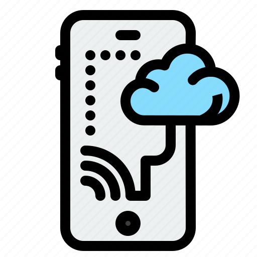 Cloud, connection, mobile, technology icon - Download on Iconfinder