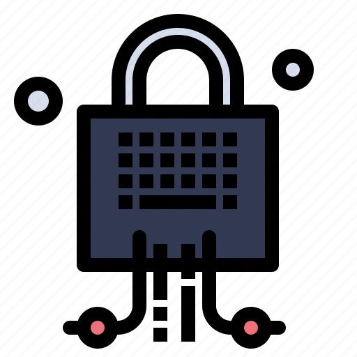 Lock, locked, server, technology icon - Download on Iconfinder