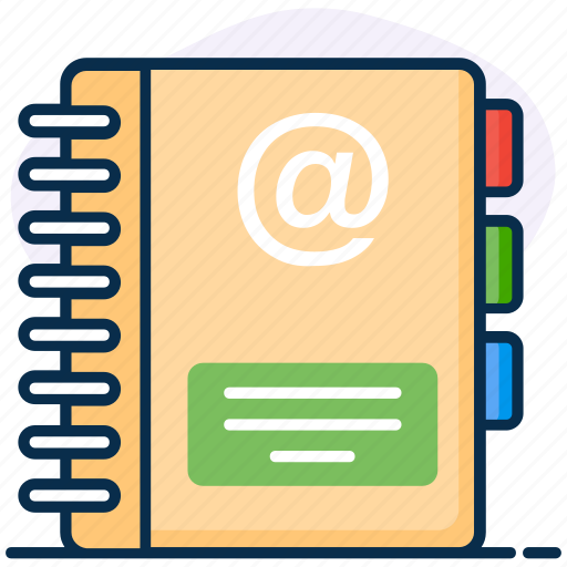 Address, address book, book, contacts, contacts book, phone book, phone directory icon - Download on Iconfinder