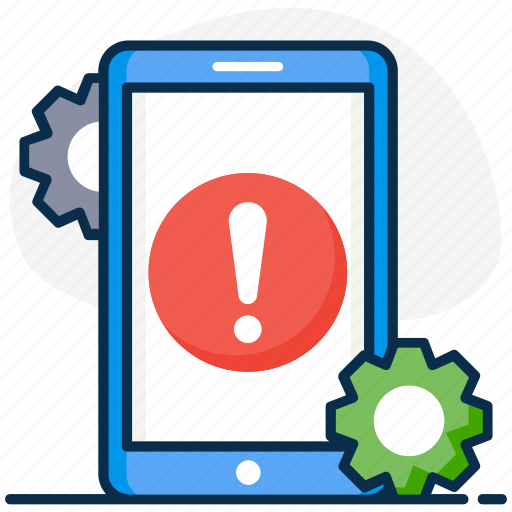 Application, application error, customized app, error, invalid app, mobile configuration, mobile error icon - Download on Iconfinder