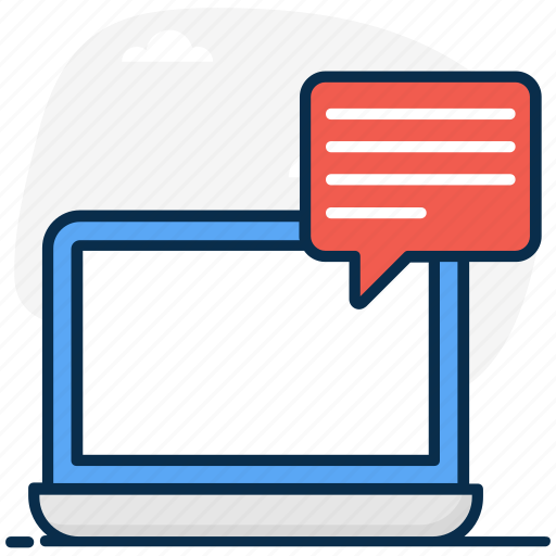 Chat, direct, direct message, forum discussion, message, online communication, online message icon - Download on Iconfinder