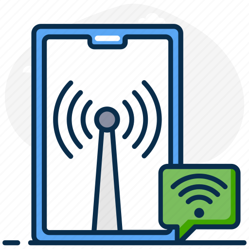Hotspot, internet connection, mobile network, mobile wifi, wifi zone, wireless network icon - Download on Iconfinder