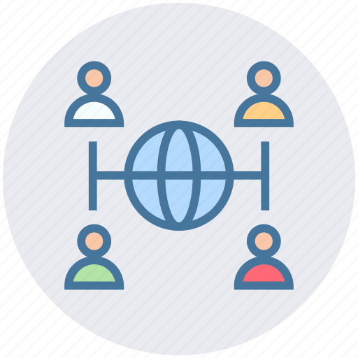 Communication, globe, group, internet, networking, users, world icon - Download on Iconfinder