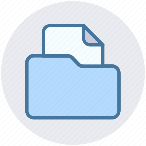 Communication, directory, document, file, file folder, folder, paper icon - Download on Iconfinder