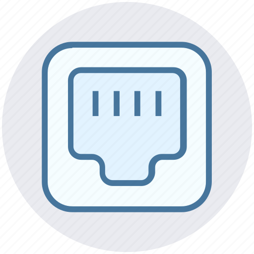 Cable, connection, ethernet, internet, network, port, telephone icon - Download on Iconfinder