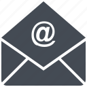 arroba, email, envelope, inbox, letter