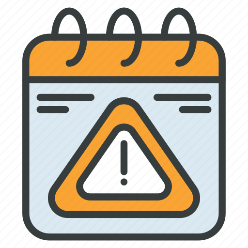 Calendar, error, alert, date, warning, schedule icon - Download on Iconfinder