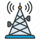 signal, tower, building, wireless, network, antenna, office