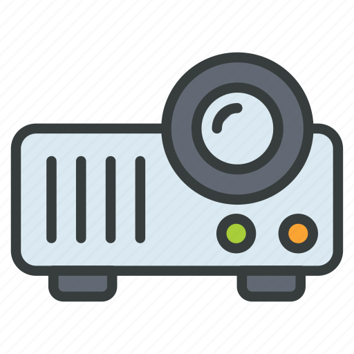 Projector, film, presentation, multimedia, device icon - Download on Iconfinder