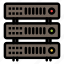 database, hosting, rack, server 