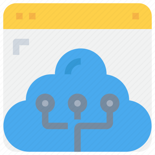 Browser, cloud, databse, storage, website icon - Download on Iconfinder