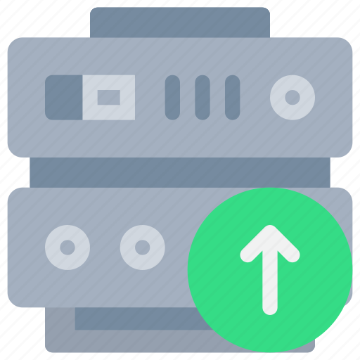 Arrow, data, database, network, server, storage, upload icon - Download on Iconfinder