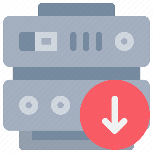 Data, database, download, network, server, storage icon - Download on Iconfinder