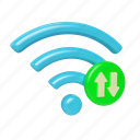 online, illustration, traffic, connected, arrow, green, wifi, internet, network 