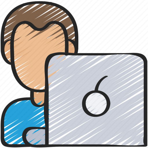 Laptop, user, avatar, computer icon - Download on Iconfinder