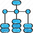network, networkstructure, hierarchy, diagram