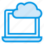 cloud, computing, device, laptop, network, notebook, online 