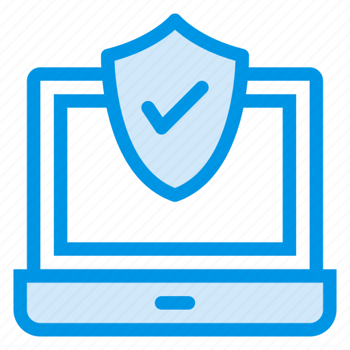 Laptop, locked, protected, protection, secured, security, shield icon - Download on Iconfinder
