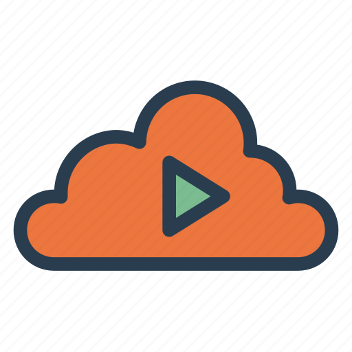Audio, cloud, media, music, play, service, streaming icon - Download on Iconfinder