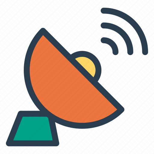 Antenna, dish, gps, locate, media, radar, satellite icon - Download on Iconfinder