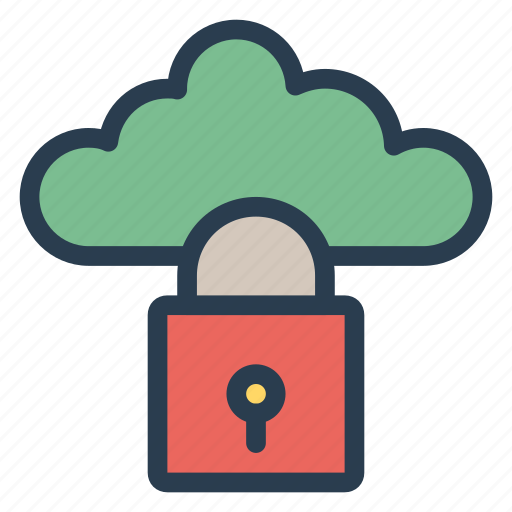 Cloud, cloudsecurity, computing, lock, locked, protect, security icon - Download on Iconfinder
