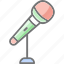 mic, microphone, doodle, network 