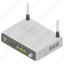 broadband signal, internet network, modem, wifi router, wireless connection 