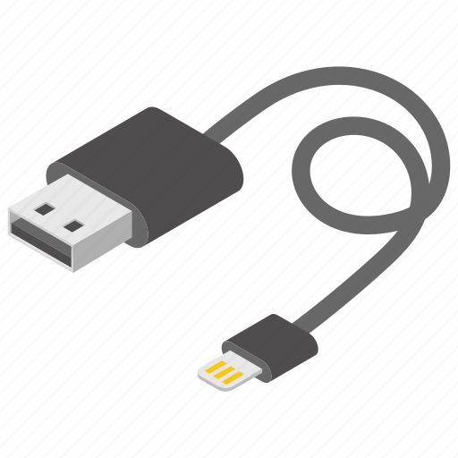 Charger, data cable, data connector, data transfer, usb jack, wire harness icon - Download on Iconfinder