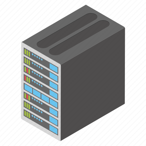 Data center, data network, data server, database, network server rack, plant room icon - Download on Iconfinder
