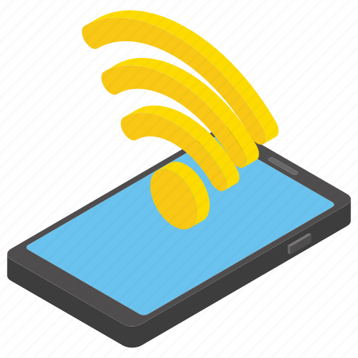 Internet connection, mobile wifi, sharing signal, smartphone wifi, wireless signal icon - Download on Iconfinder