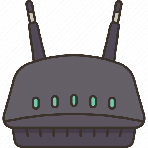 Router, modem, wireless, device, communication icon - Download on Iconfinder