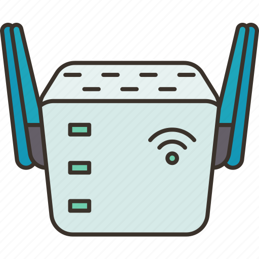 Wifi, extender, range, router, booster icon - Download on Iconfinder