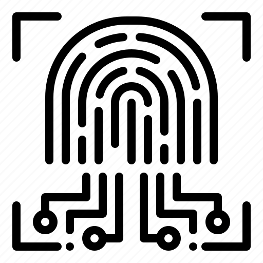 Fingerprint, biometric, scan, identification, security, authentication icon - Download on Iconfinder