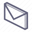mail, email, badge