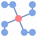 atom, contours, diagram, network, pattern, star