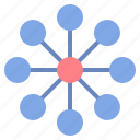 atom, circle, diagram, network, pattern