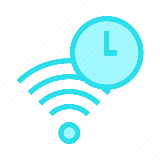 Clock, rss, signal, time, wifi icon - Download on Iconfinder