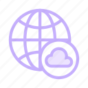 cloud, earth, global, globe, world