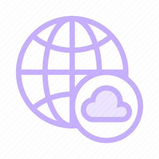 Cloud, earth, global, globe, world icon - Download on Iconfinder