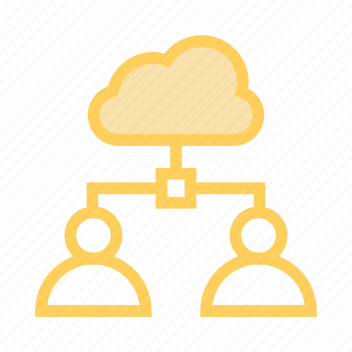 Cloud, connect, connection, server, user icon - Download on Iconfinder