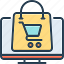 cart, consumer, ecommerce, online shopping, purchase, store, technology 