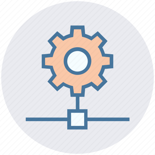 Cogwheel, connection, gear, network, setup, technology icon - Download on Iconfinder