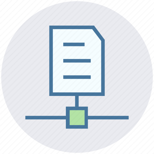 Connection, document, file, network, paper, technology icon - Download on Iconfinder