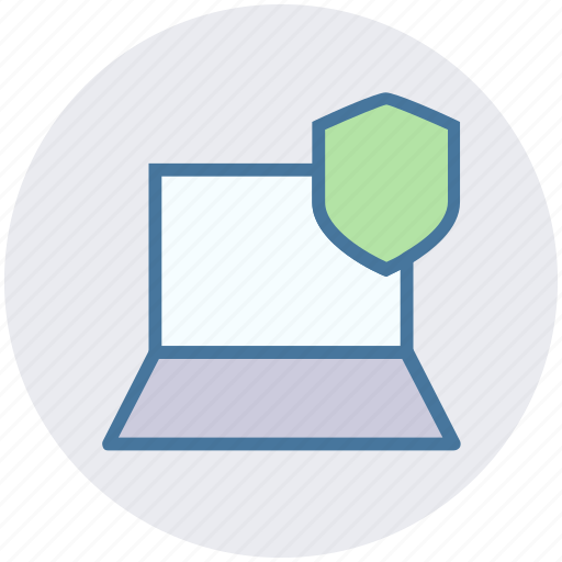 Laptop, network, pc, screen, security, shield, technology icon - Download on Iconfinder
