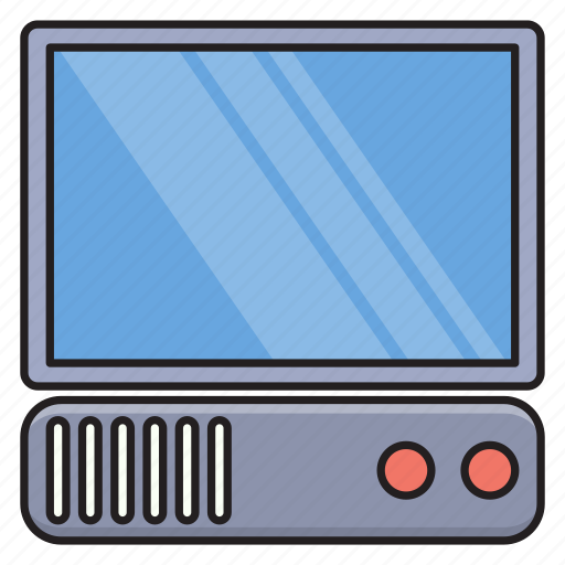 Computer, lcd, display, pc, monitor icon - Download on Iconfinder
