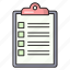 clipboard, document, list, file, project 