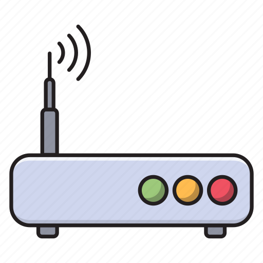 Wifi, router, modem, antenna, signal icon - Download on Iconfinder